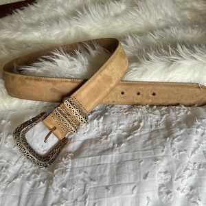 Brighton Belt. Suede Sz M